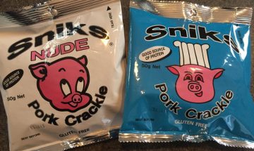 ポークを素材としたスナック菓子